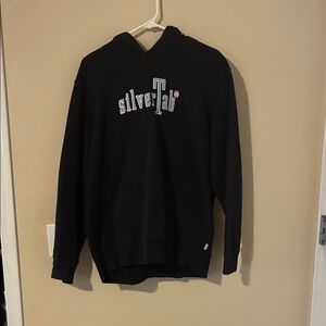 Silver Tab Levi Black Logo Hoodie - Casual Men's Sweater